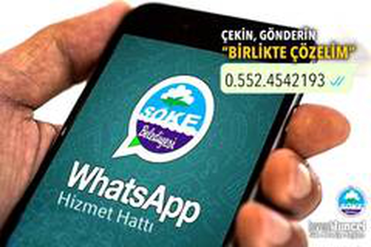 Söke Belediyesi\'nden WhatsApp Hizmet Hattı