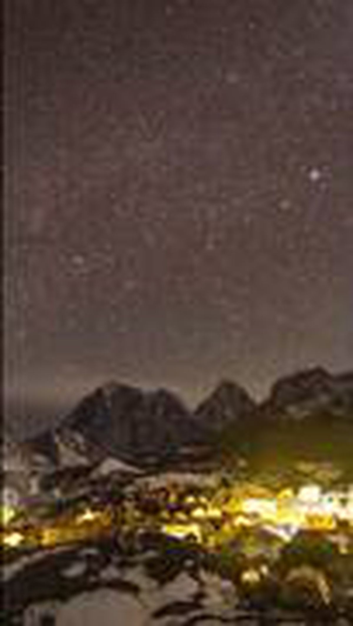 Tibet\'te muhteşem gece manzarası