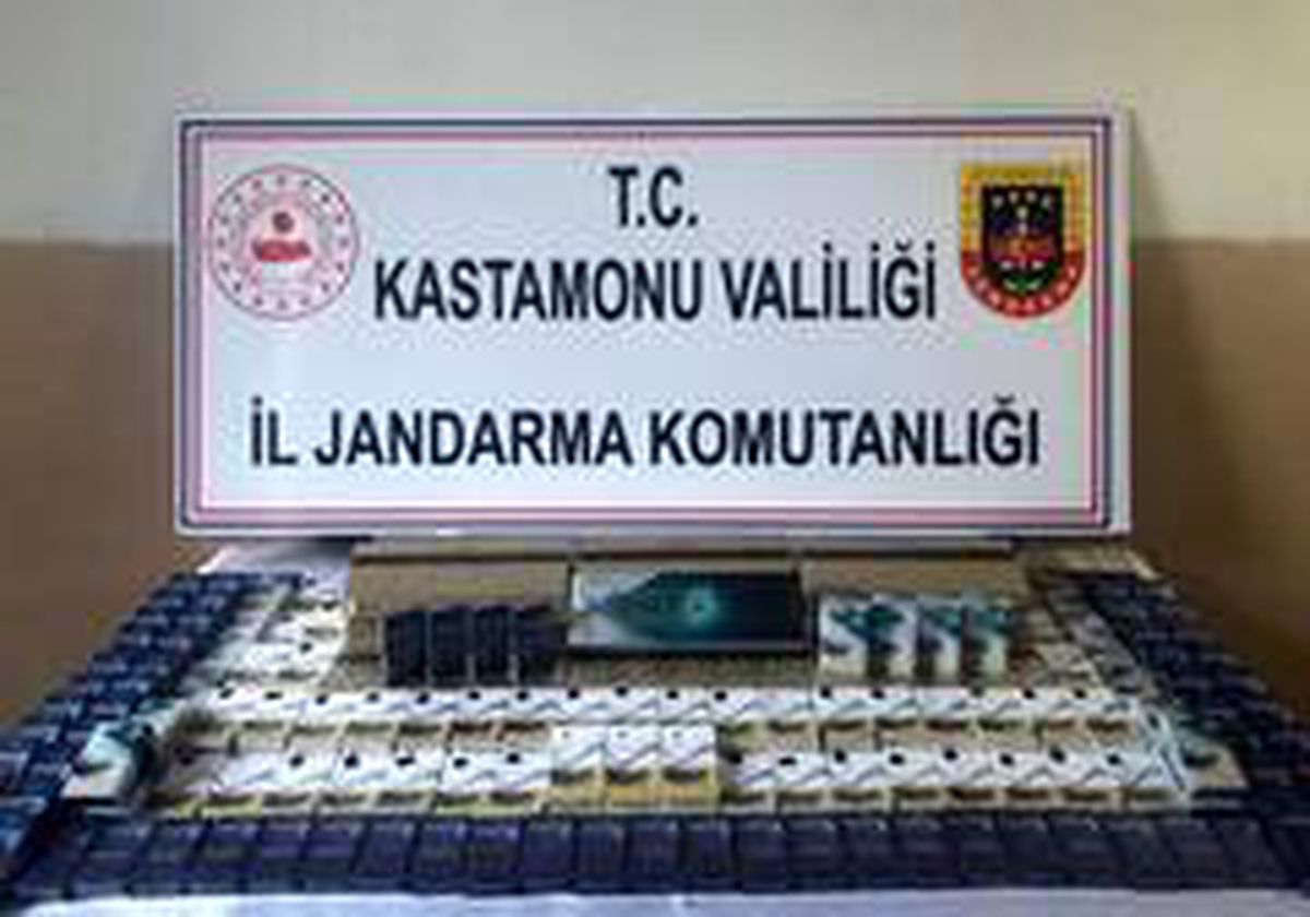 Tosya\'da 385 paket kaçak sigara ele geçirildi