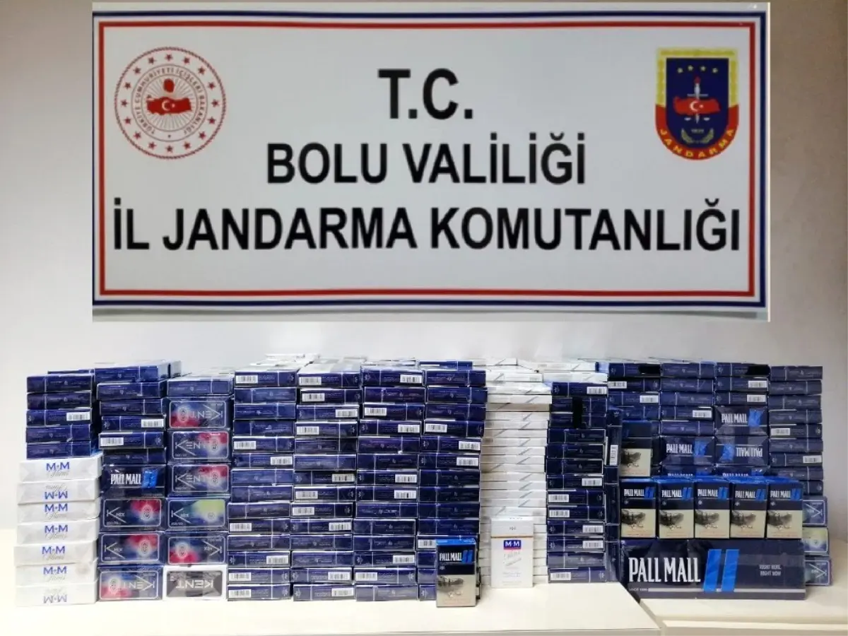 Bolu\'da 14 kişi kaçak sigara ile yakalandı