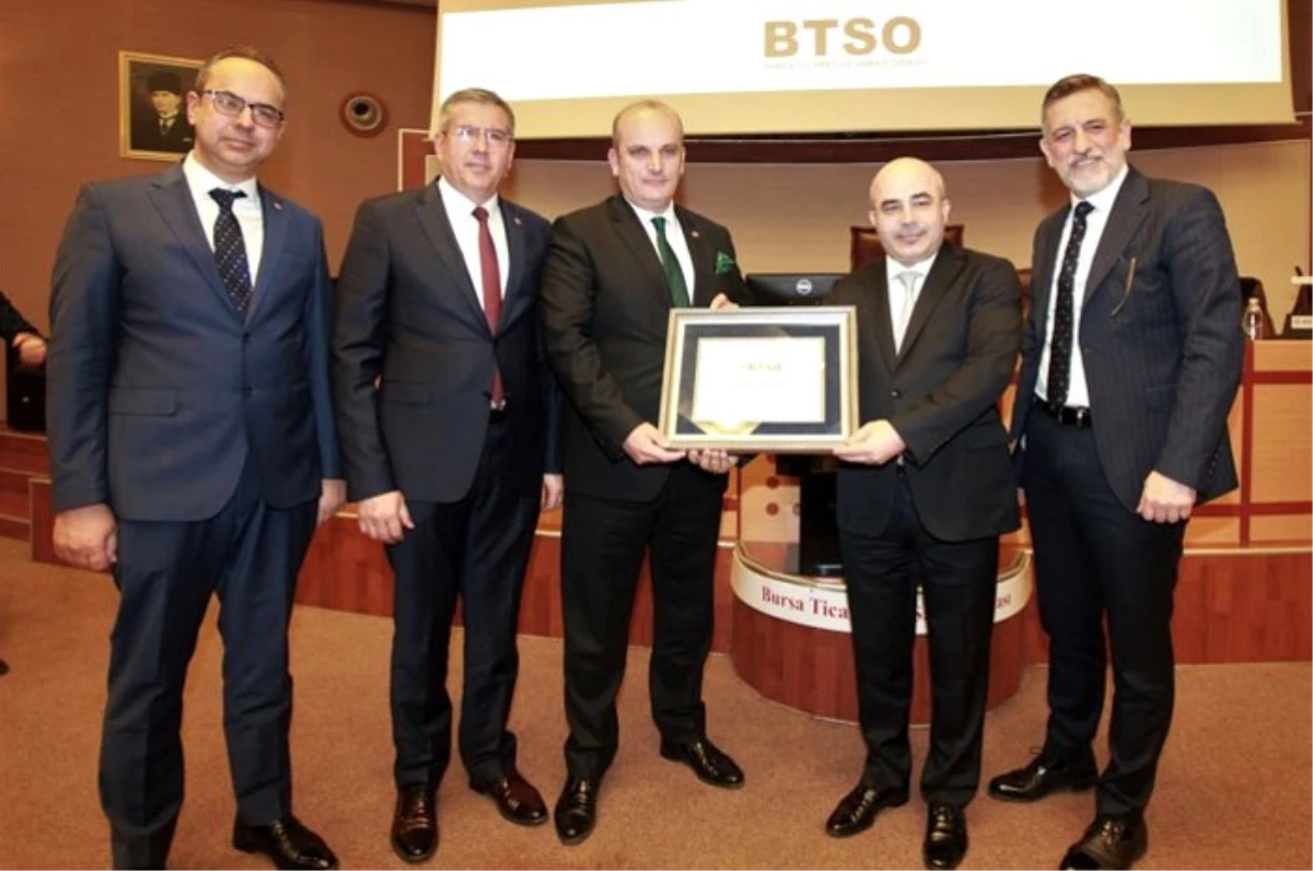 BTSO Merkez Bankası Başkanı Murat Uysal’ı ağırladı