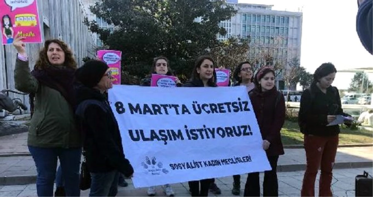 Kadınlardan 8 Mart için İBB\'den ücretsiz ulaşım isteği