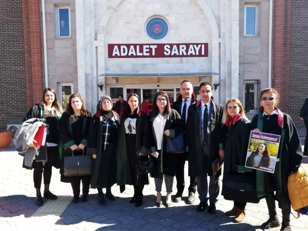 Mersin Barosu Kadın Hakları Merkezi, Güleda\'nın duruşmasına katıldı