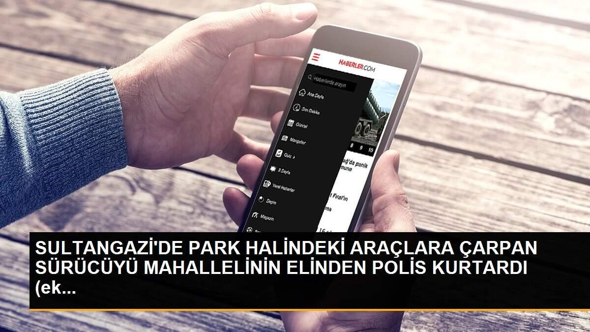 SULTANGAZİ\'DE PARK HALİNDEKİ ARAÇLARA ÇARPAN SÜRÜCÜYÜ MAHALLELİNİN ELİNDEN POLİS KURTARDI (ek...