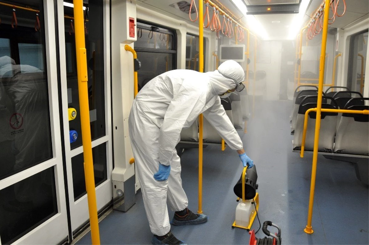 Toplu taşıma araçları nanoteknoloji ile dezenfekte ediliyor