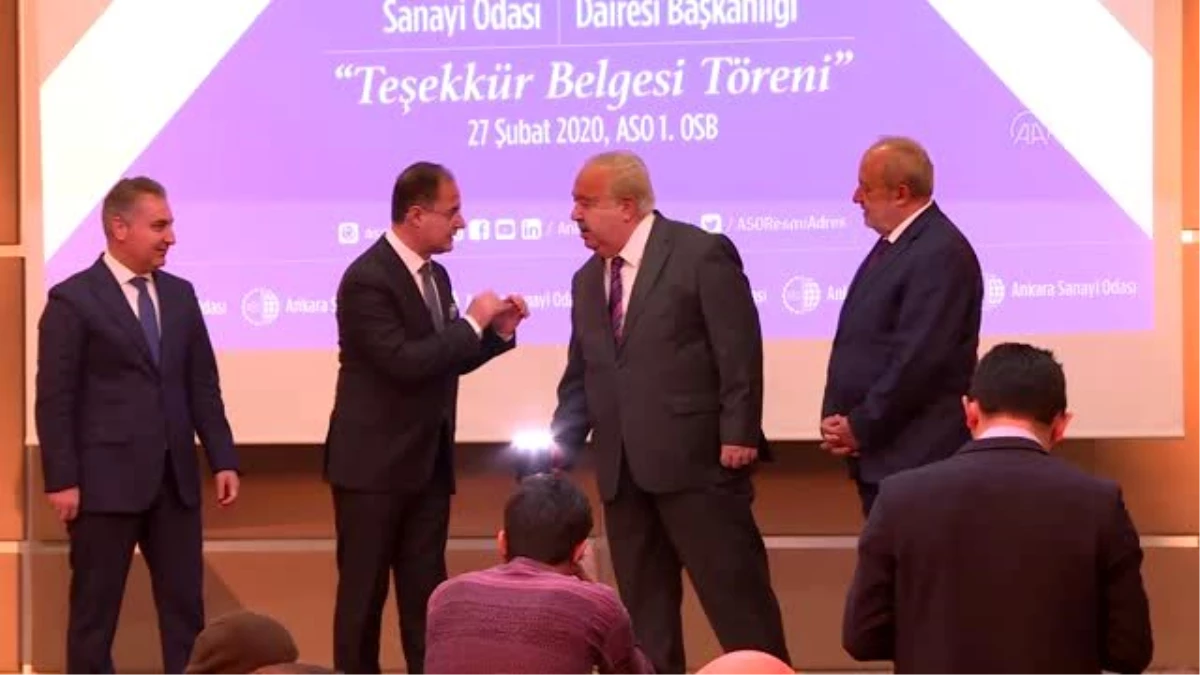 Ankara\'nın vergi rekortmeni sanayicilerine teşekkür belgesi verildi