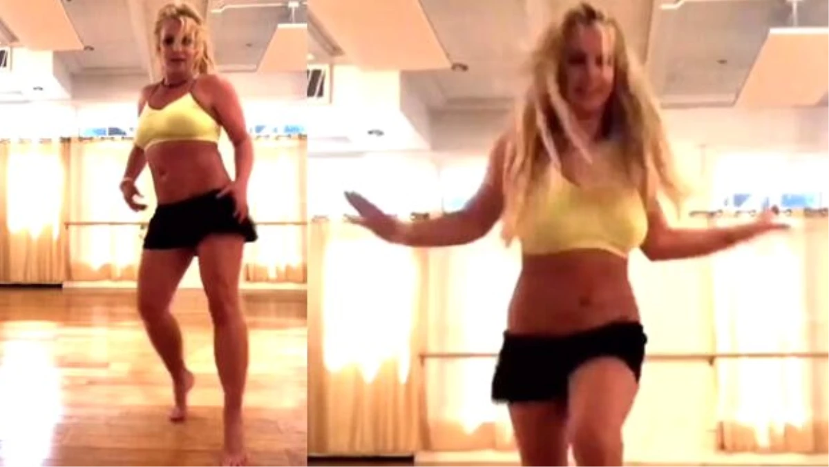 Britney Spears dans video çekerken ayağını kırdı