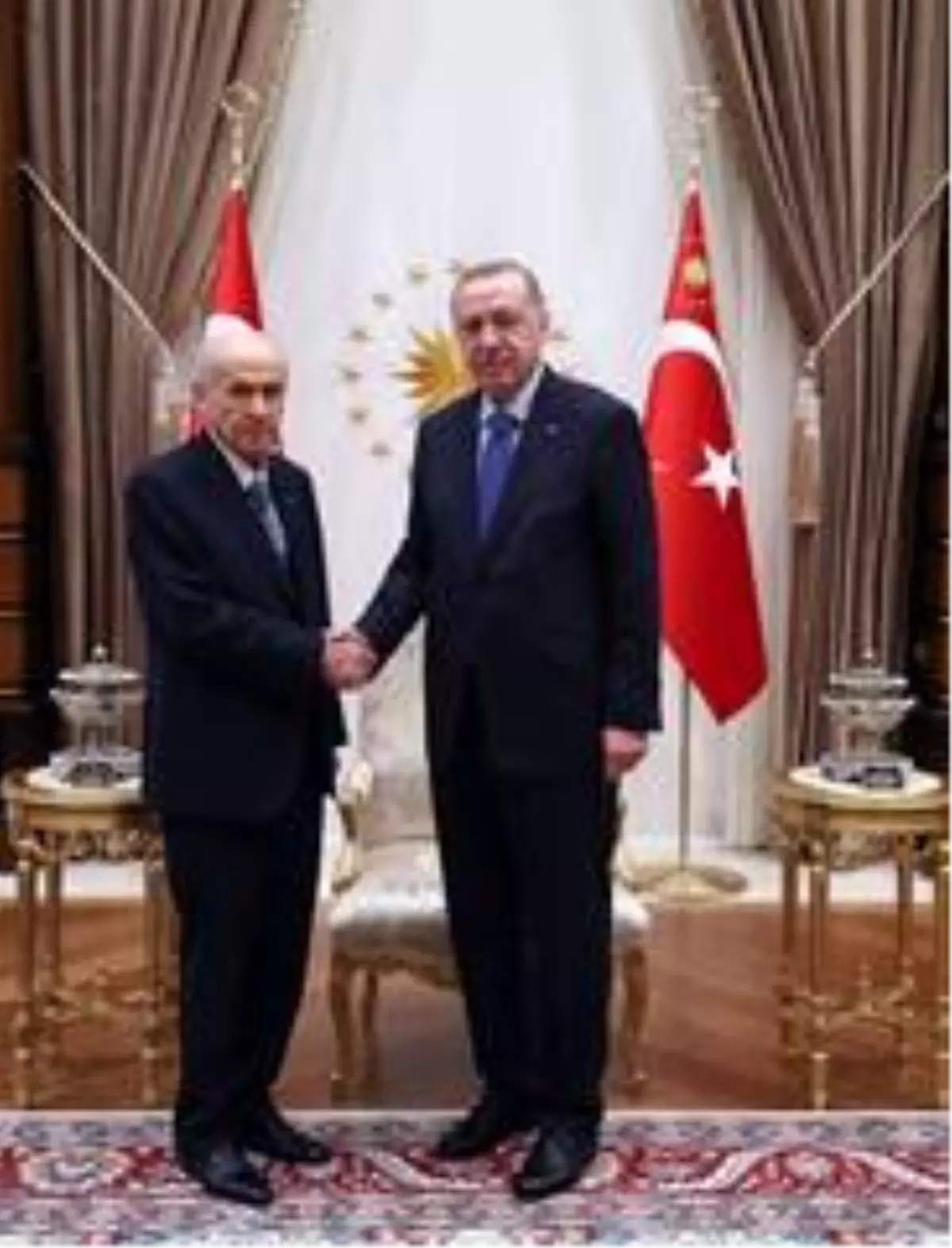 Cumhurbaşkanı Erdoğan, Bahçeli ile görüştü