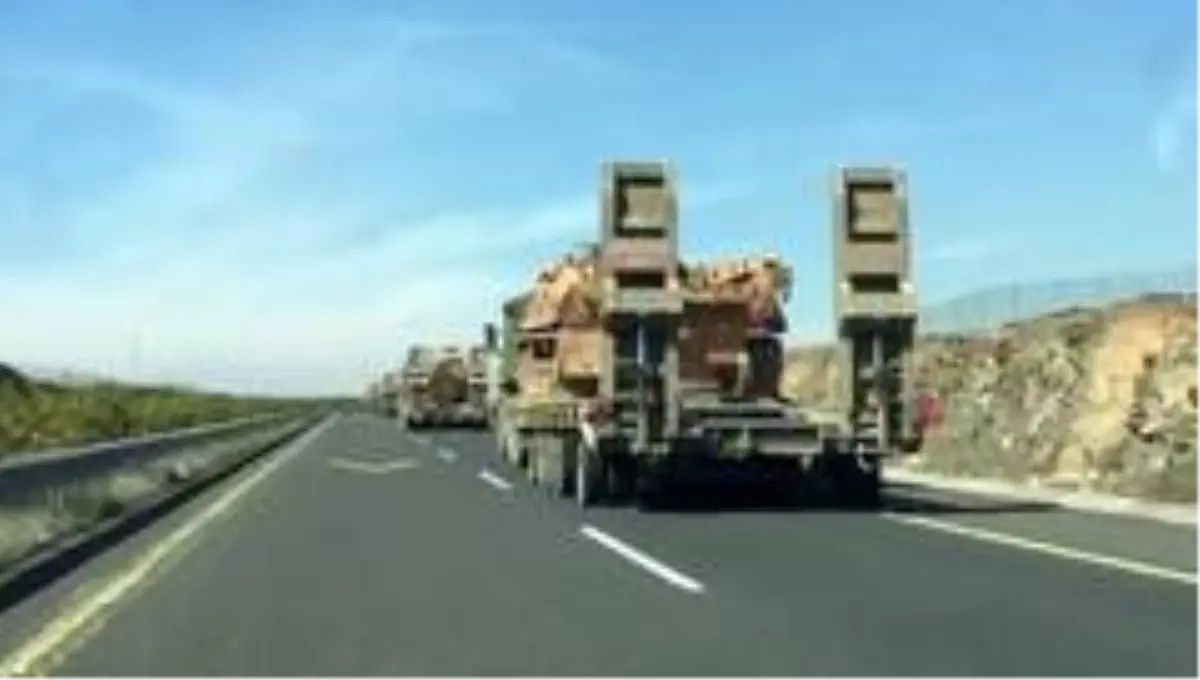 İdlib sınırına çok sayıda tank sevkıyatı yapıldı