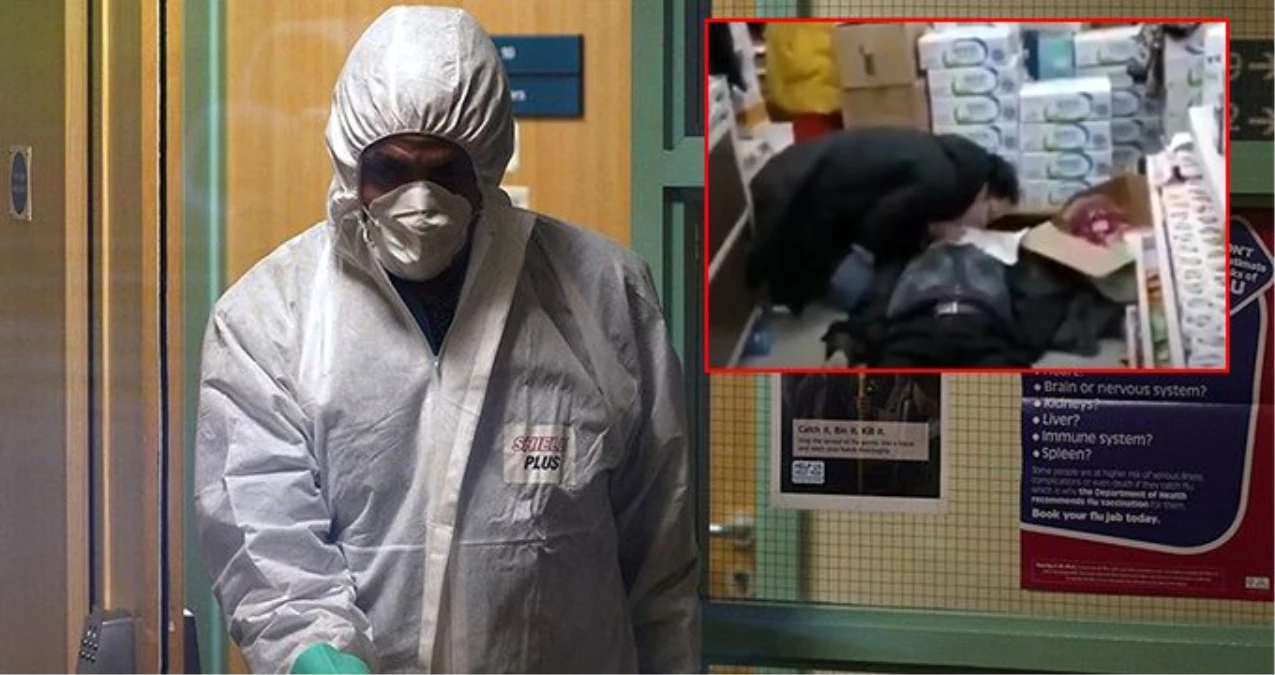 Koronavirüsle savaşan Çin\'de yere yığılan adama doktor suni teneffüs yaptı