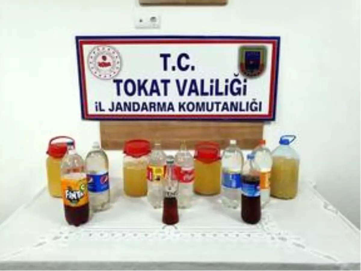 Tokat\'ta 22 litre sahte içki ele geçirildi