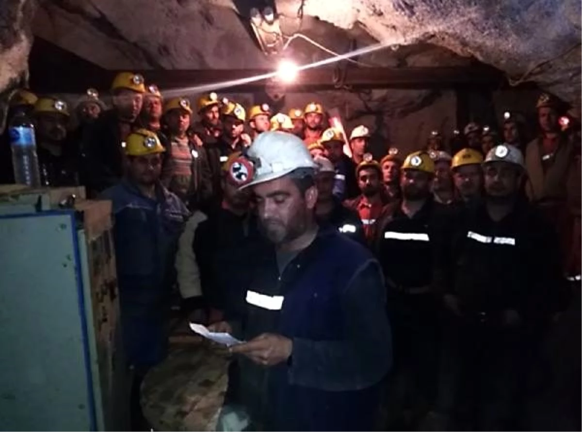 Yenice\'de maden işçileri kendilerini ocağa kapattı