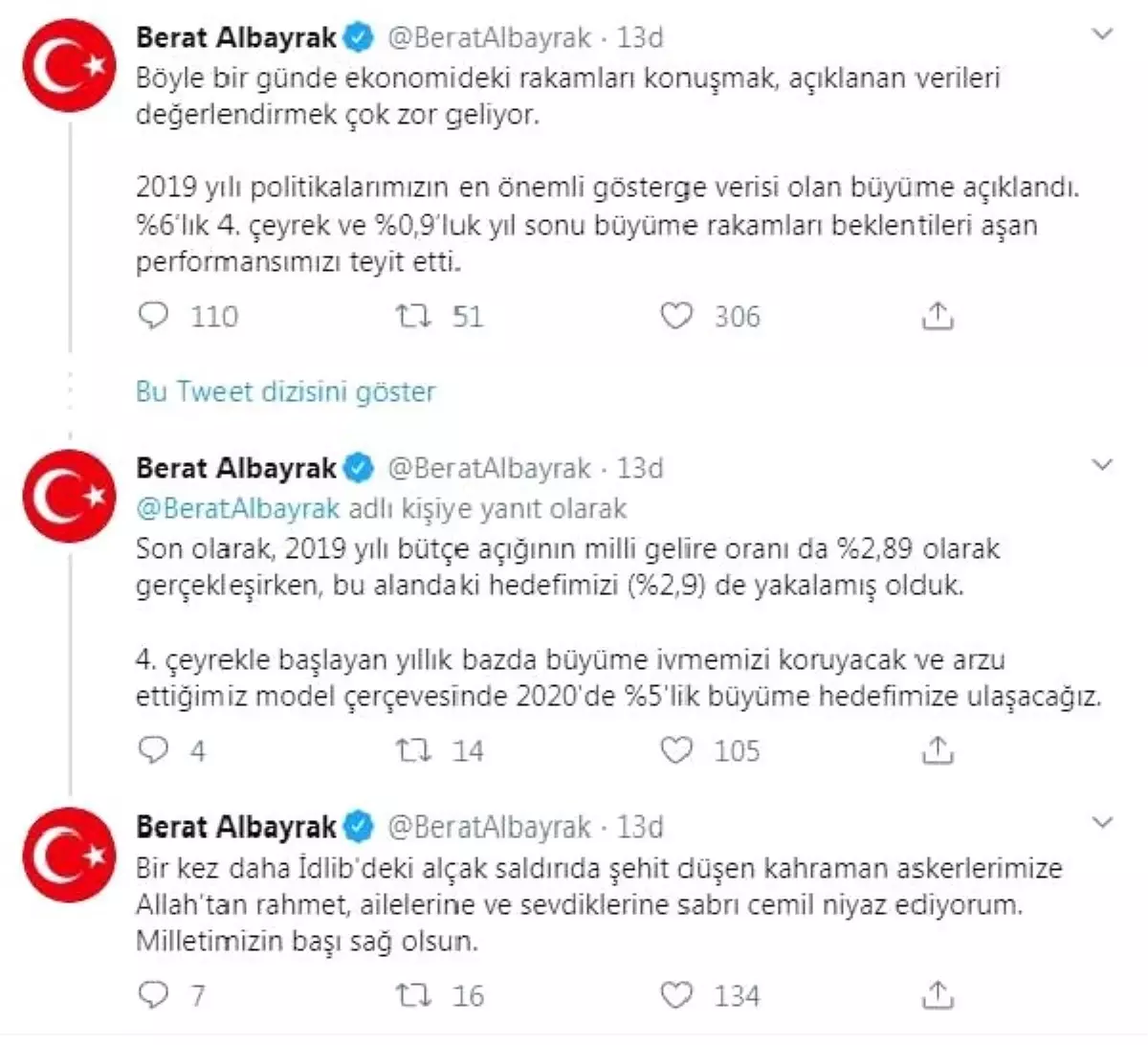 Bakan Albayrak: Büyüme rakamları performansımızı teyit etti