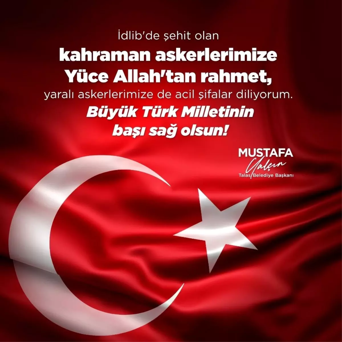 Başkan Yalçın, "Birlik olma vaktidir"