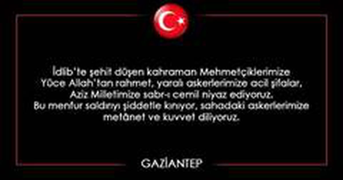 Gaziantep Ticaret Odası\'ndan İdlip saldırısına kınama