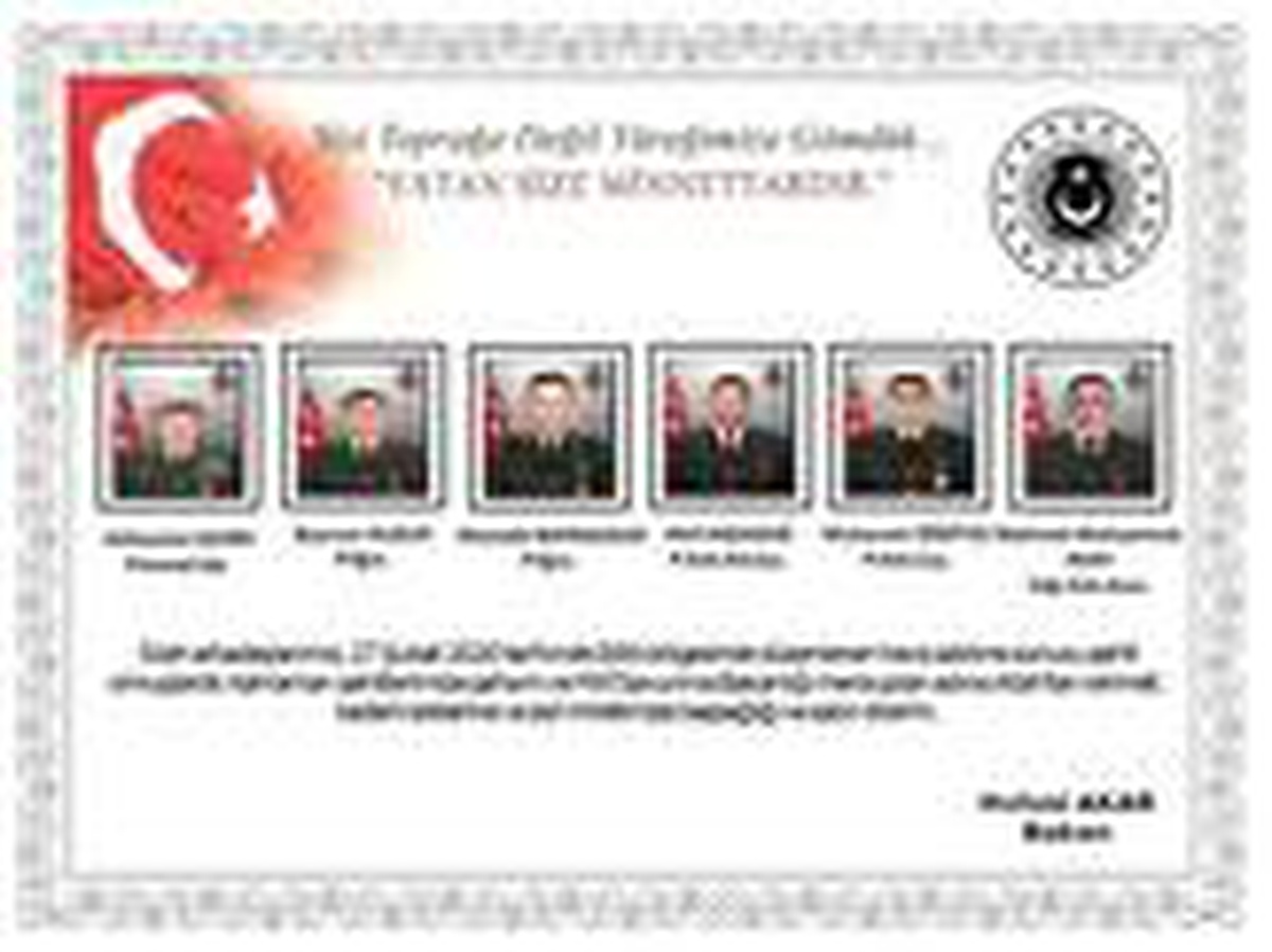 Bakan Akar\'dan İdlib şehitleri için başsağlığı mesajı