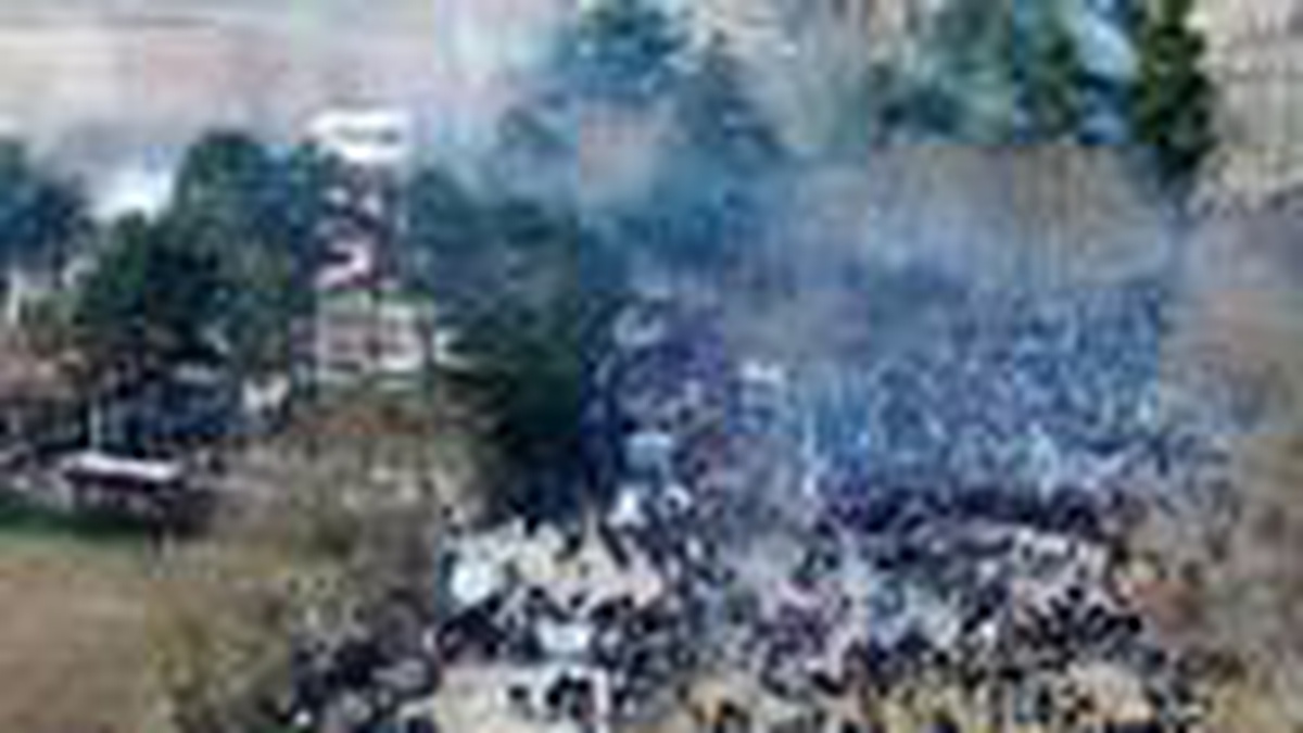 Göçmenlere Yunanistan\'ın gazlı müdahalesi havadan fotoğraflandı