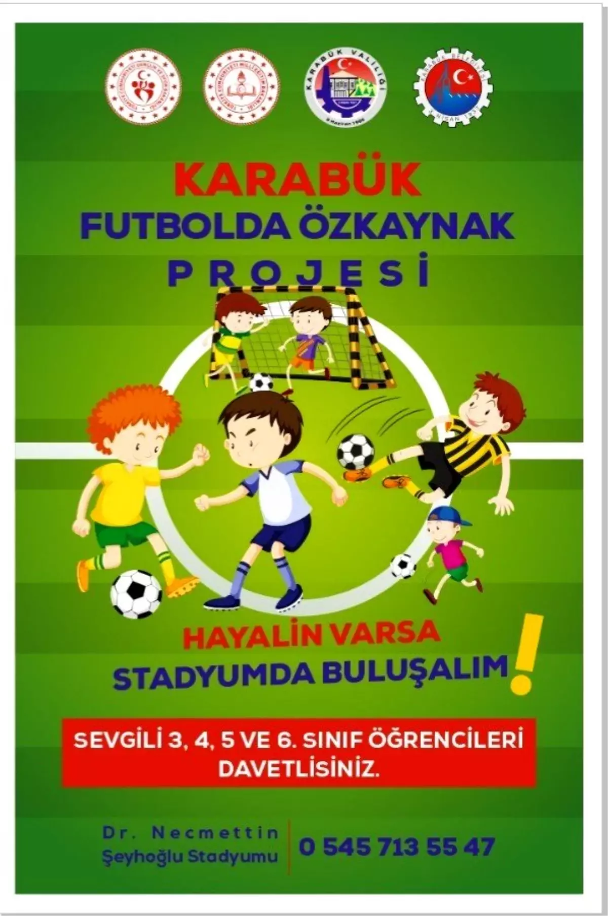 Karabük\'te \'Futbolda Özkaynak Projesi" başlıyor