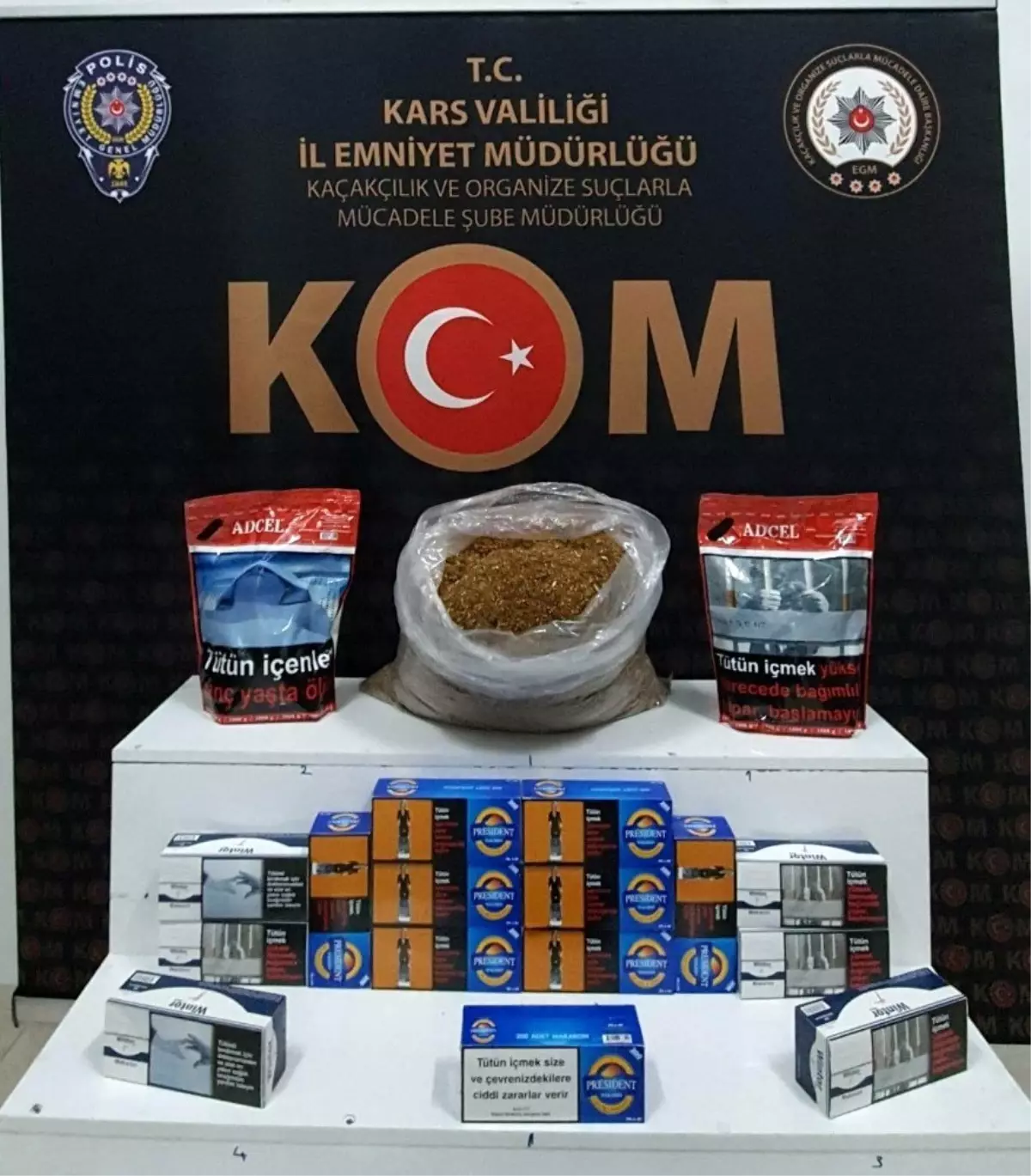 Kars\'ta uyuşturucu tacirlerine darbe