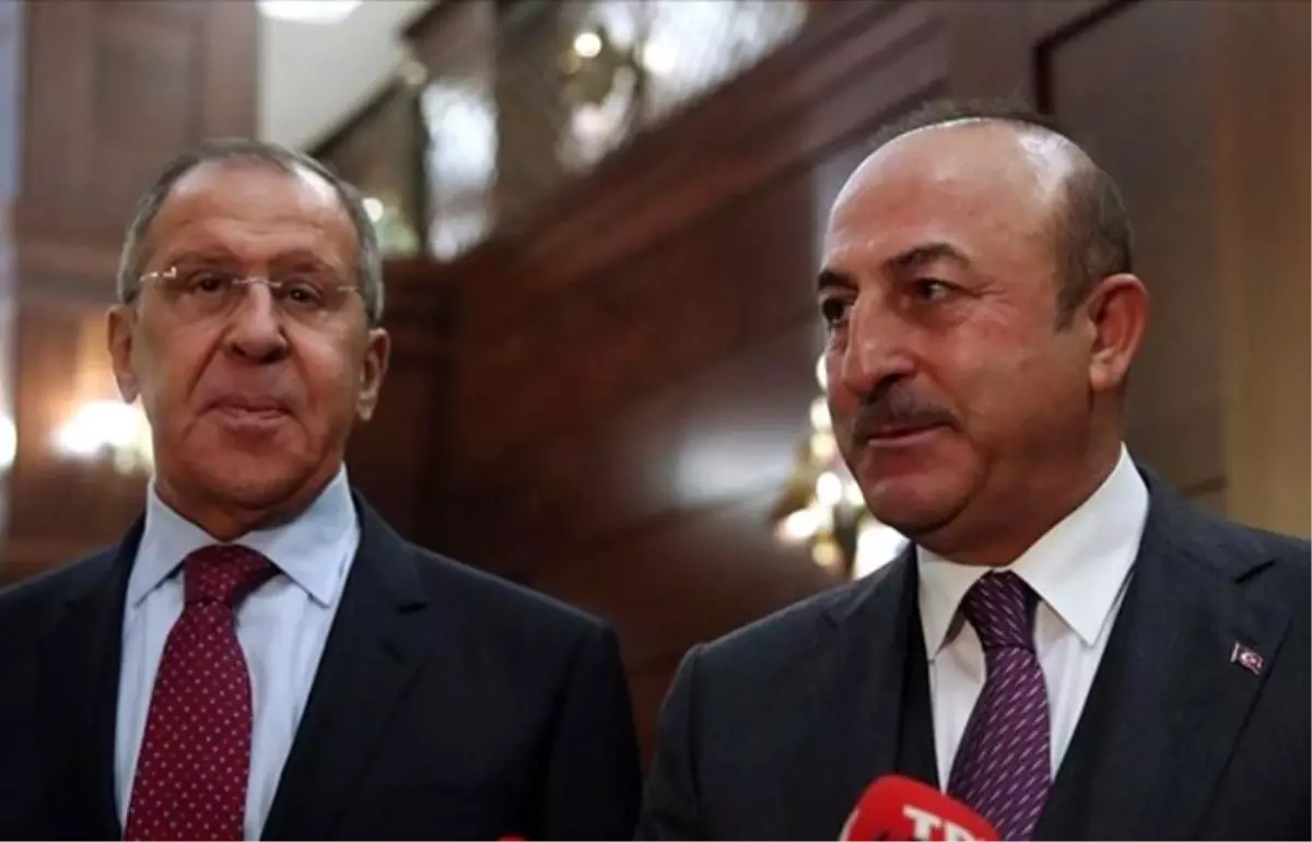 Dışişleri Bakanı Çavuşoğlu, Rus mevkidaşı Lavrov ile görüştü