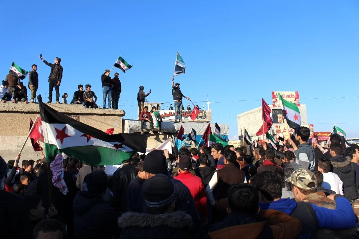 İdlib\'de TSK\'ya destek gösterisi