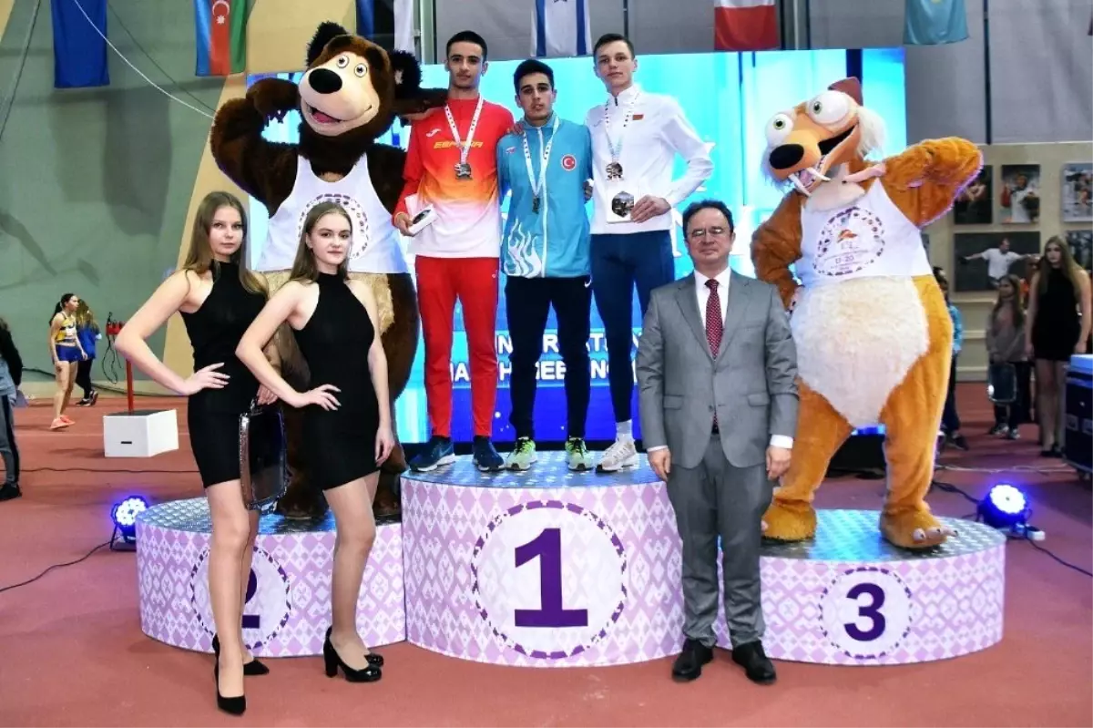 Uşaklı şampiyon atlet olimpiyatlara hazırlanıyor