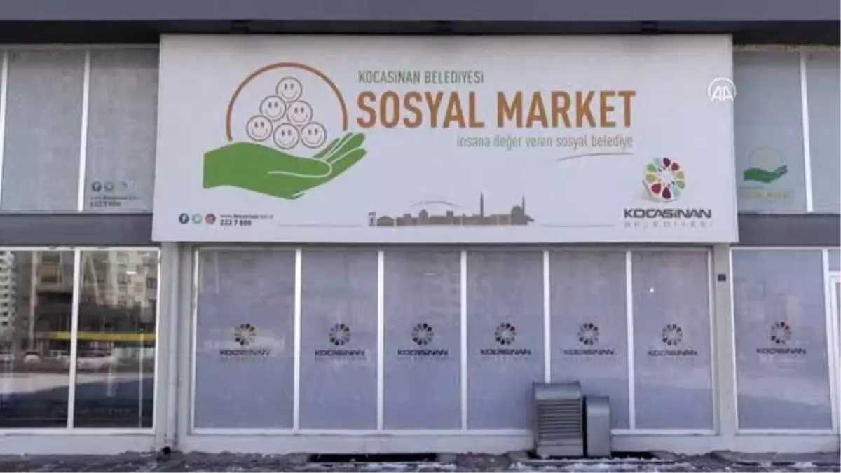 Veren elin alan eli görmediği "sosyal market" 30 bin aileye ulaştı