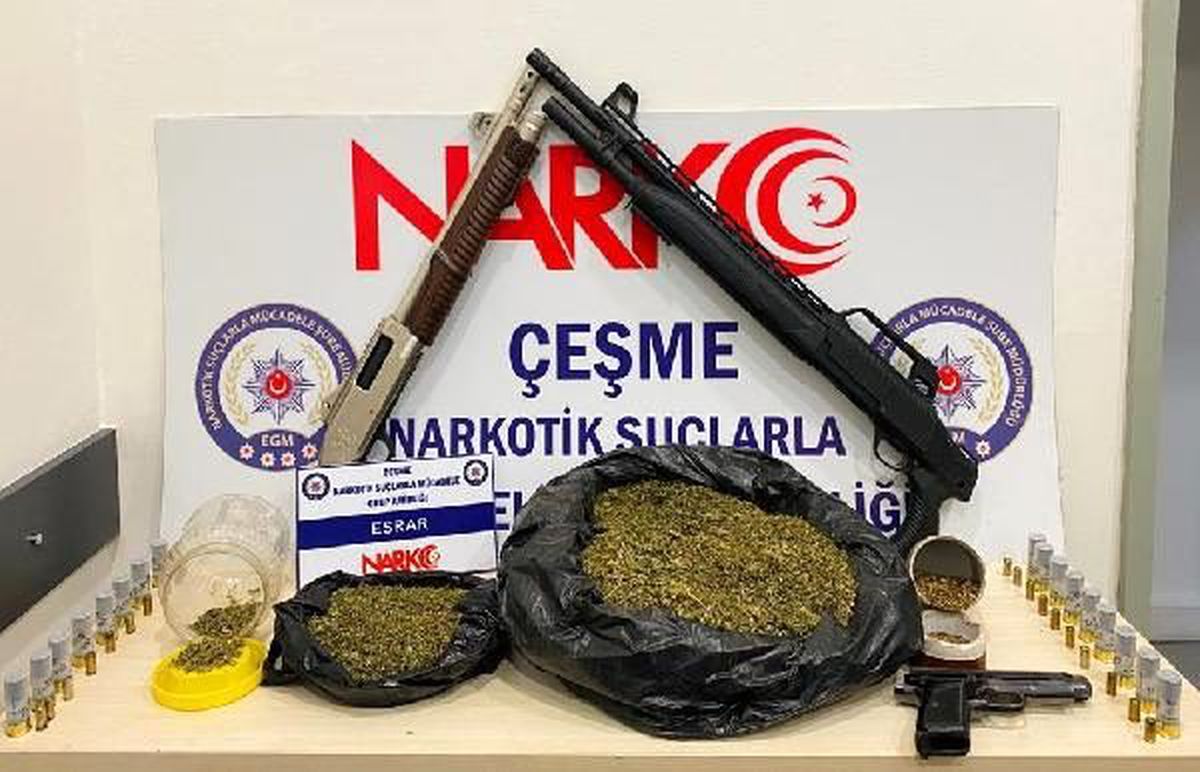 Bağ evine uyuşturucu baskını: 1 tutuklama