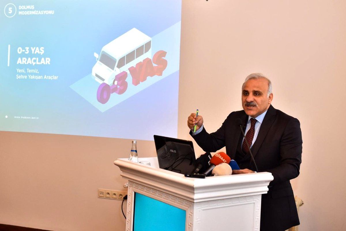Başkan Zorluoğlu Trabzon\'un yeni dolmuş sistemini açıkladı