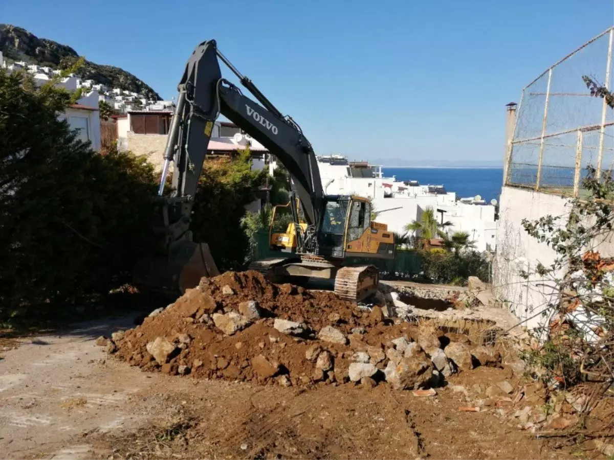 Bodrum yollarında geniş kapsamlı çalışmalar devam ediyor