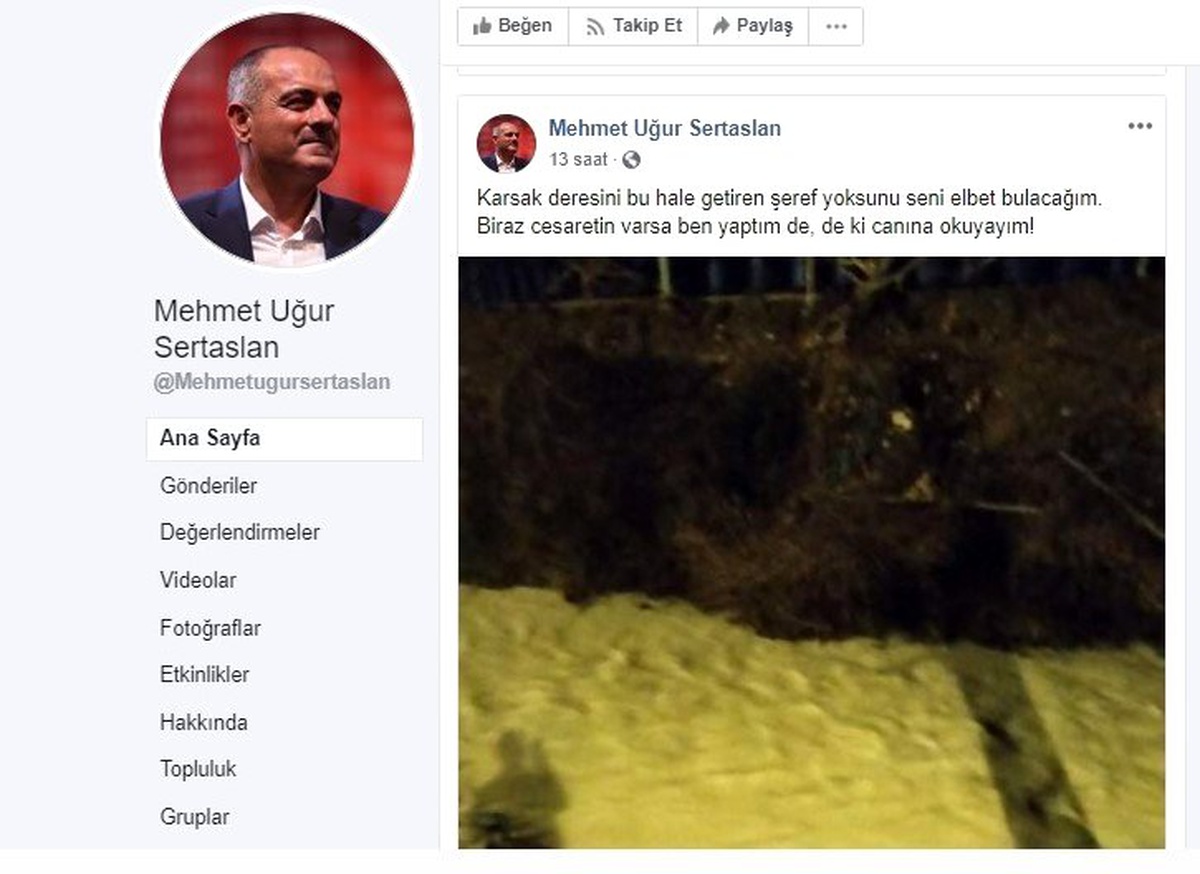 Gemlik\'te Karsak Deresi beyaza büründü