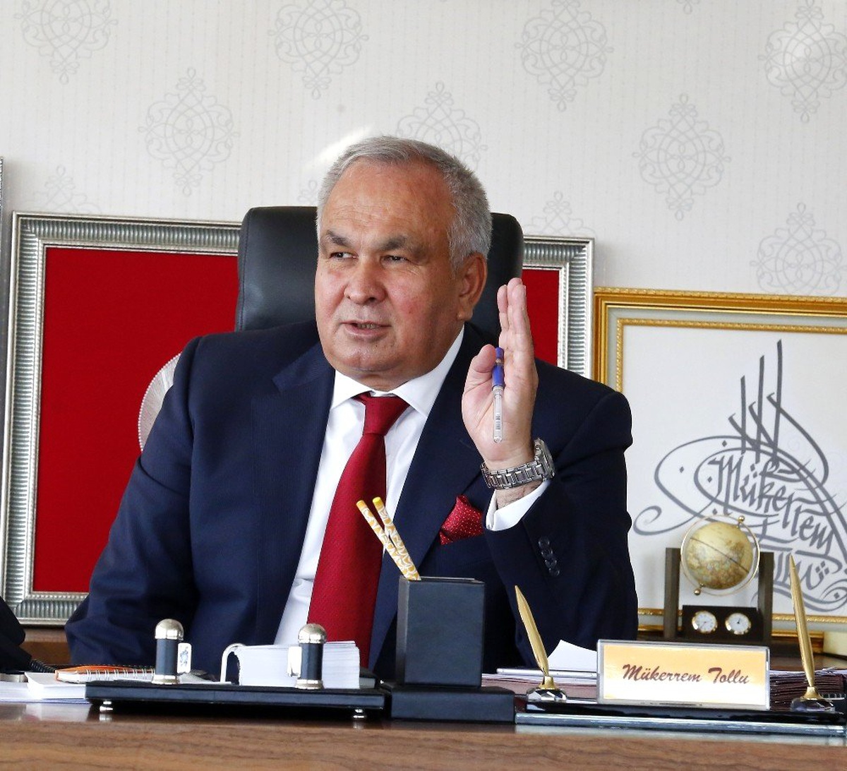 Başkan Tollu: "Şanlı ordumuz gerekeni yapacak ve Türk\'ün gücünü gösterecektir"