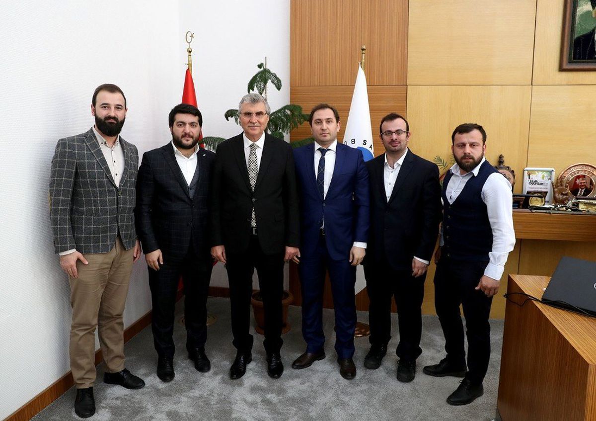 Başkan Yüce, UDEF\'i makamında ağırladı