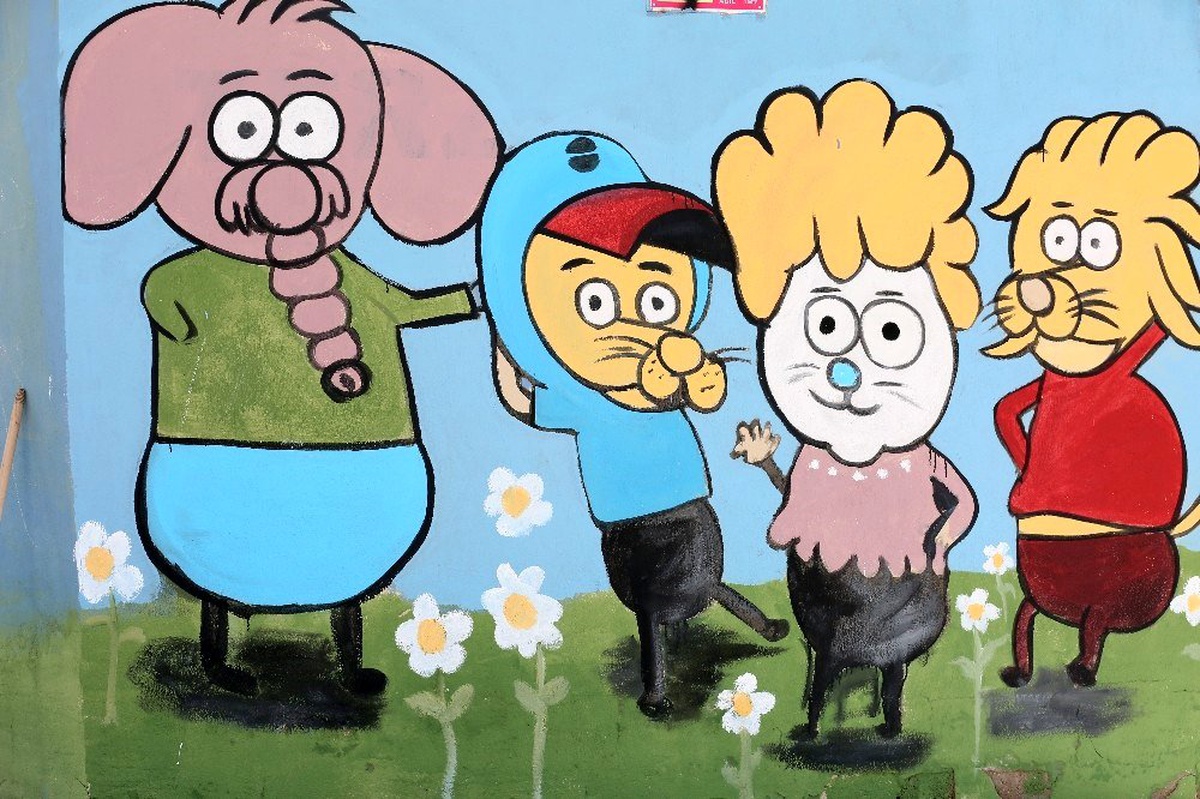 Develi\'de parklar grafiti ile güzelleşiyor