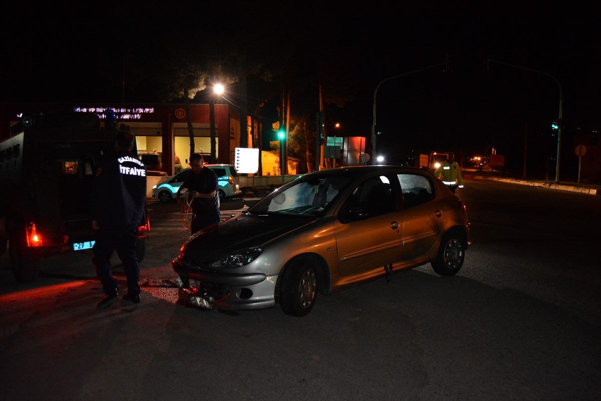 Gaziantep\'te trafik kazası: 1 yaralı