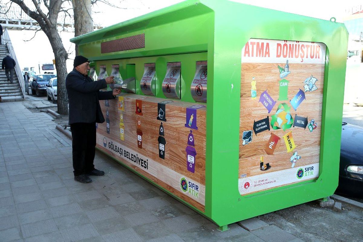 Gölbaşı\'na Mobil Atık Getirme Merkezi