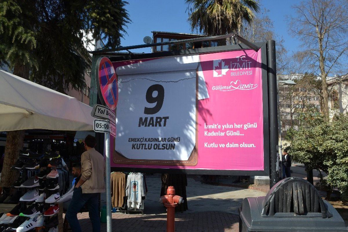 İzmit\'te her gün Kadınlar Günü