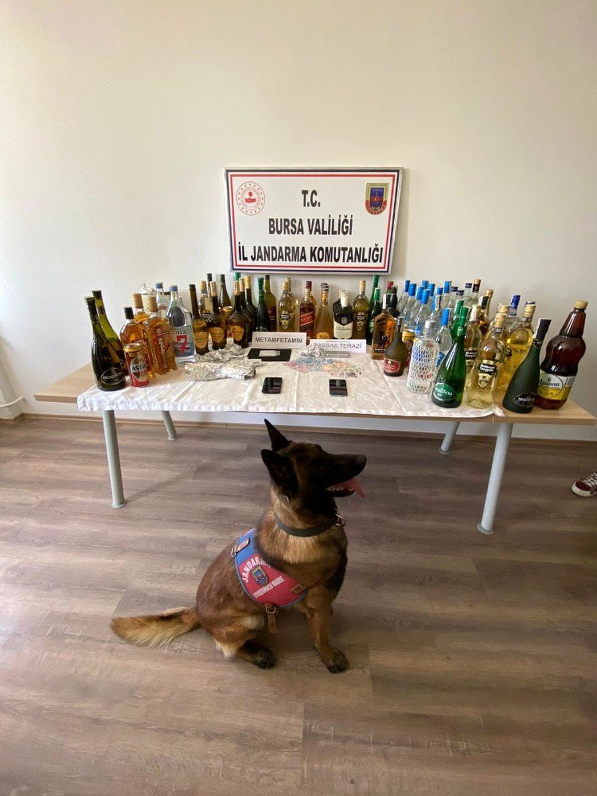 "Kan" ile narkotik operasyonu