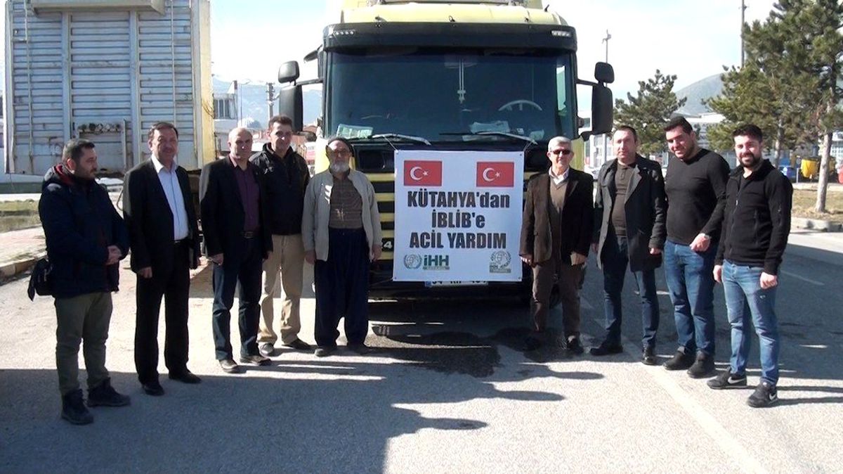 Kütahya\'dan İdlib\'e yardım eli