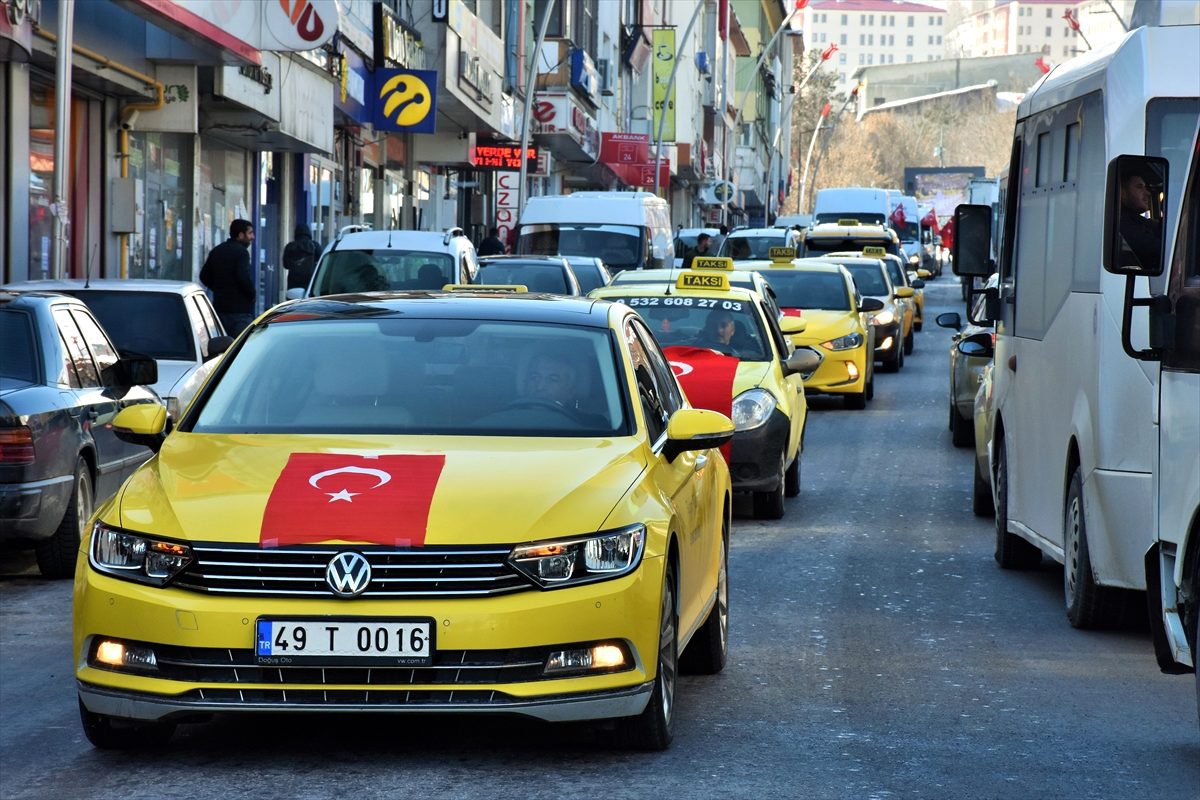 Muş\'ta Bahar Kalkanı Harekatı\'na destek konvoyu
