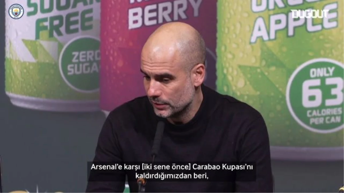 Pep Guardiola Lig Kupası Zaferi Hakkında Konuştu