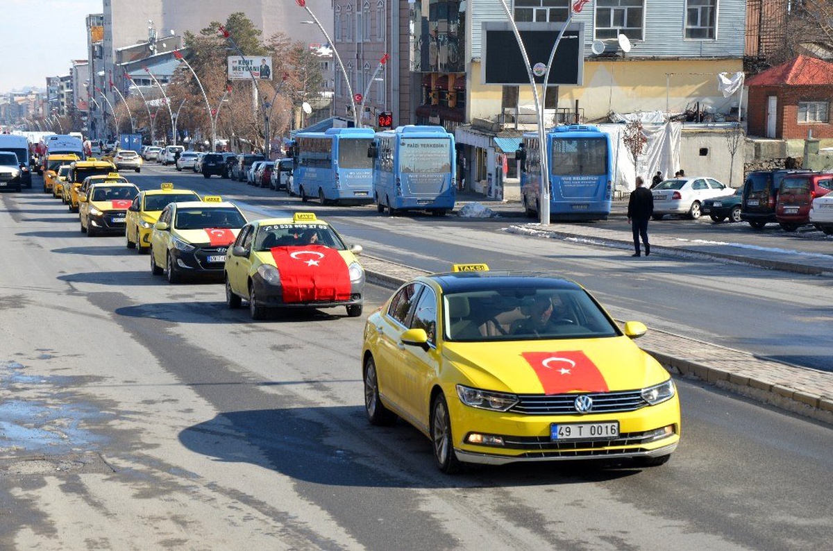 Şoförlerden Bahar Kalkanı Harekatı\'na destek