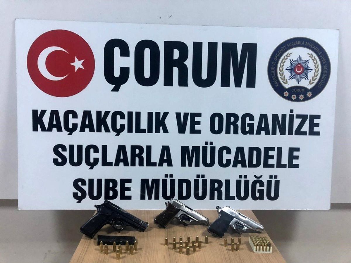 Çorum polisinden suç örgütüne operasyon