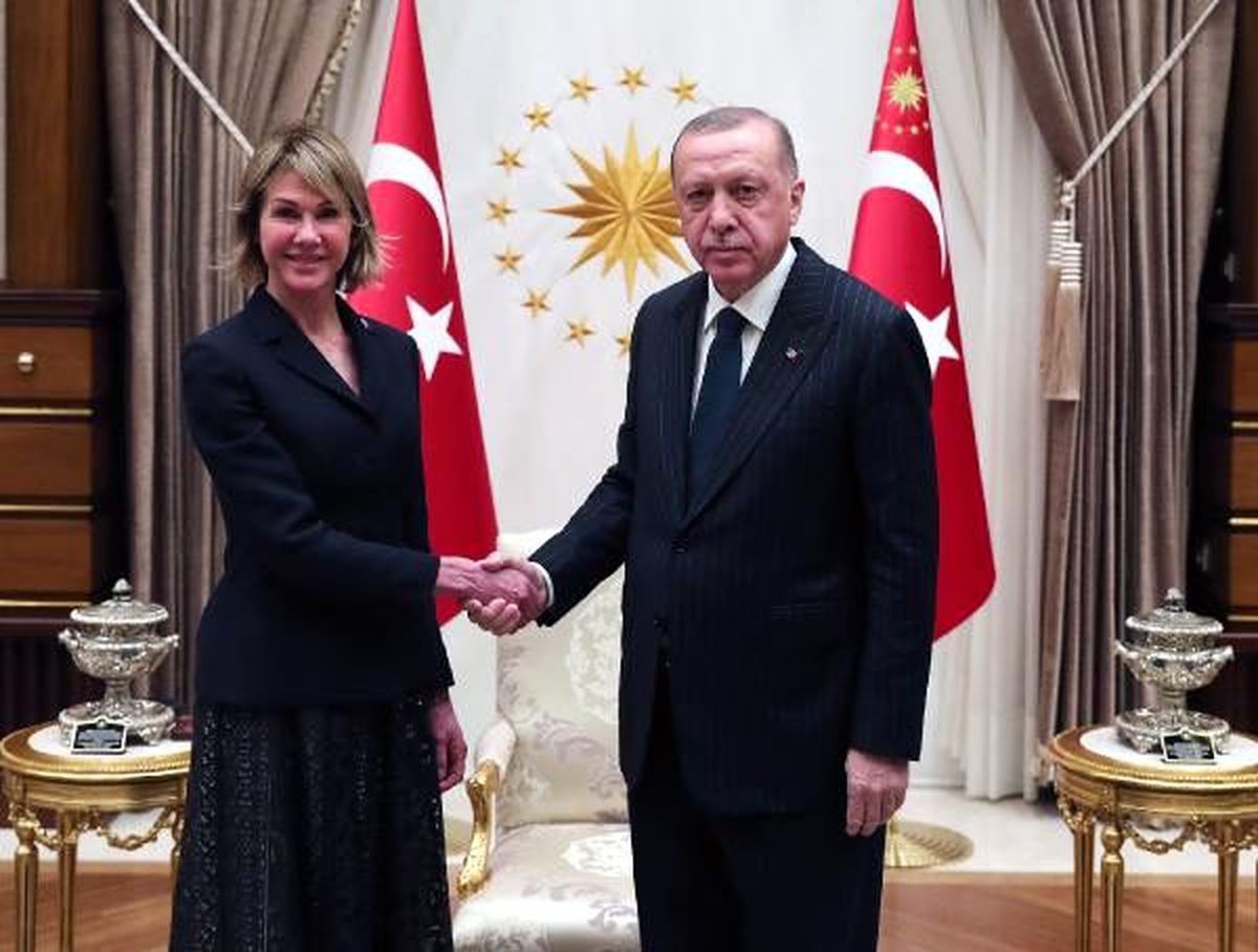 Cumhurbaşkanı Erdoğan, ABD\'nin BM Daimi Temsilcisini kabul etti