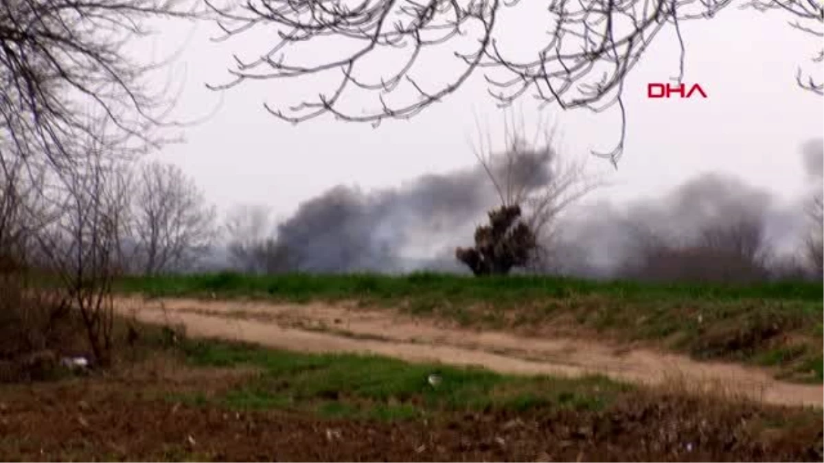 Edirne sınıra göçmen akınında 6\'ncı gün; yunan güvenlik güçleri ateş açtı