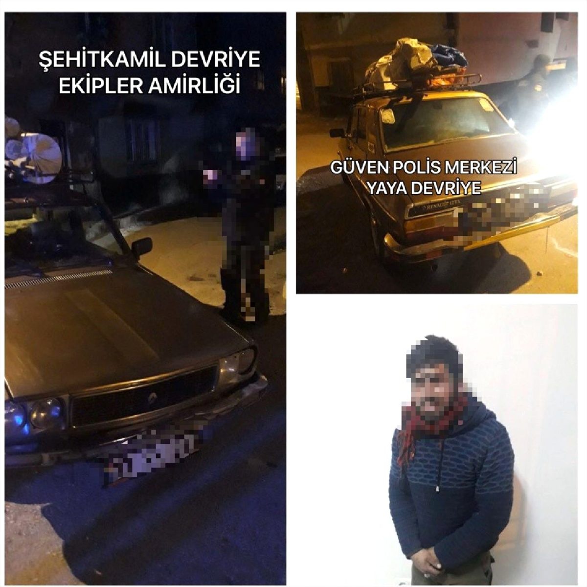Gaziantep\'te çaldığı otomobille yakalanan şüpheli tutuklandı