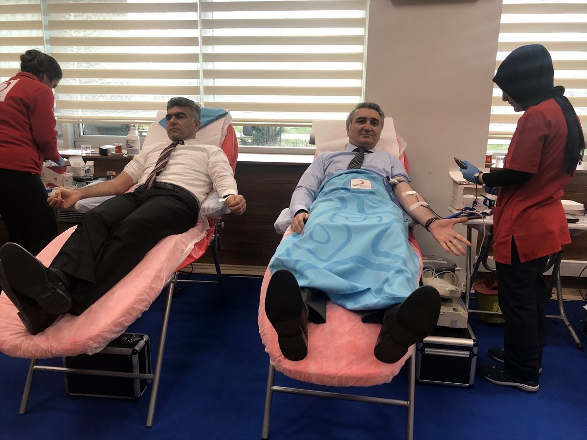 İstanbul Bölge Adliye Mahkemesinde "kan bağışı" kampanyası