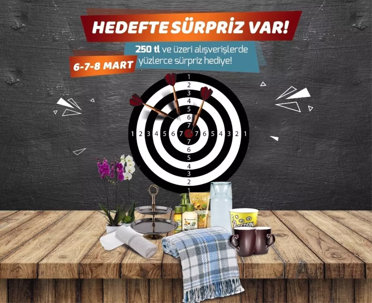 Kadınlar Günü Dart Kampanyası