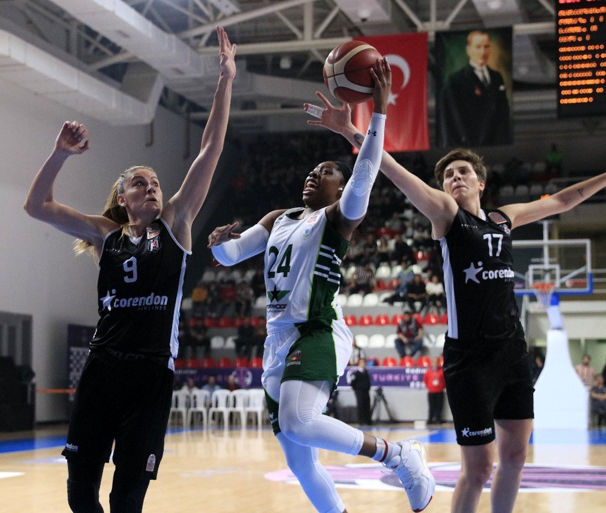 Kadınlar Türkiye Kupası: OGM Ormanspor: 68 - Beşiktaş: 74