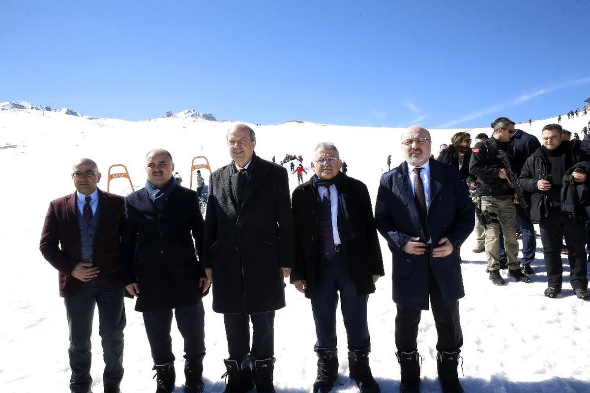 KKTC Başbakanı Tatar Erciyes\'e hayran kaldı